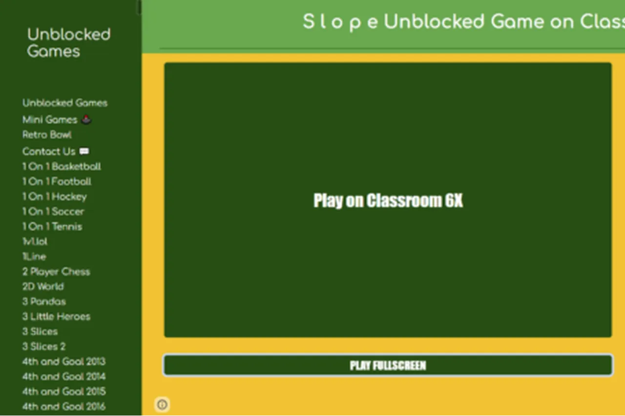 Exploring the Realm of Classroom 6x Unblocked Games in Education