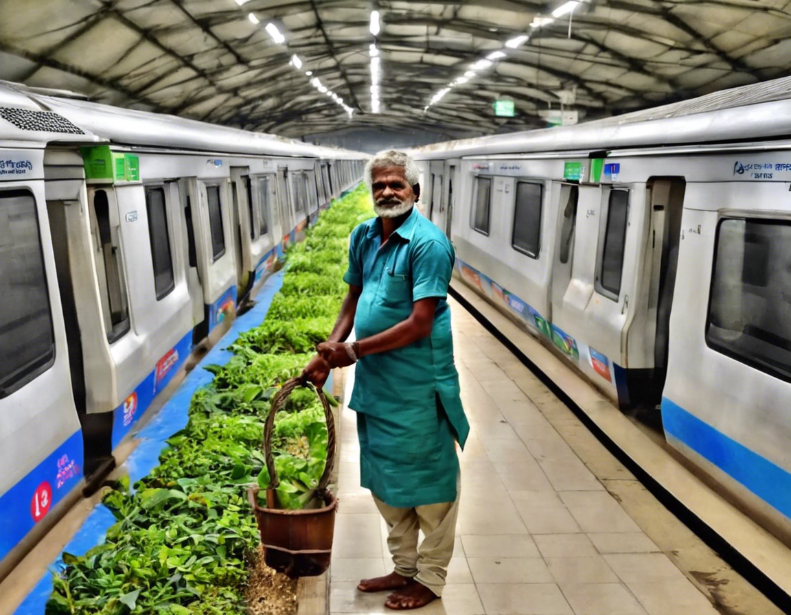 Bengaluru Metro Farmer: Cultivating Sustainability in the Urban Landscape