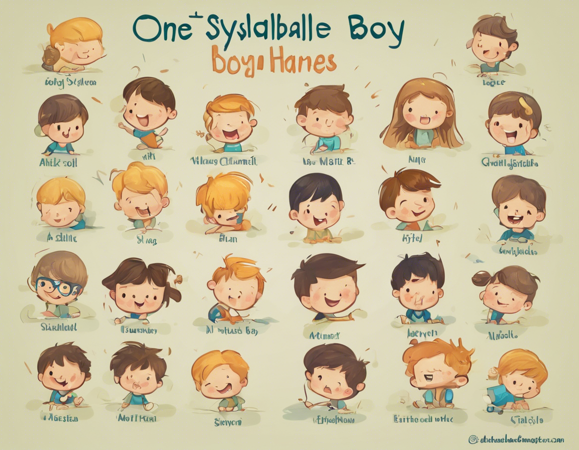 Brief and Bold: One Syllable Boy Names