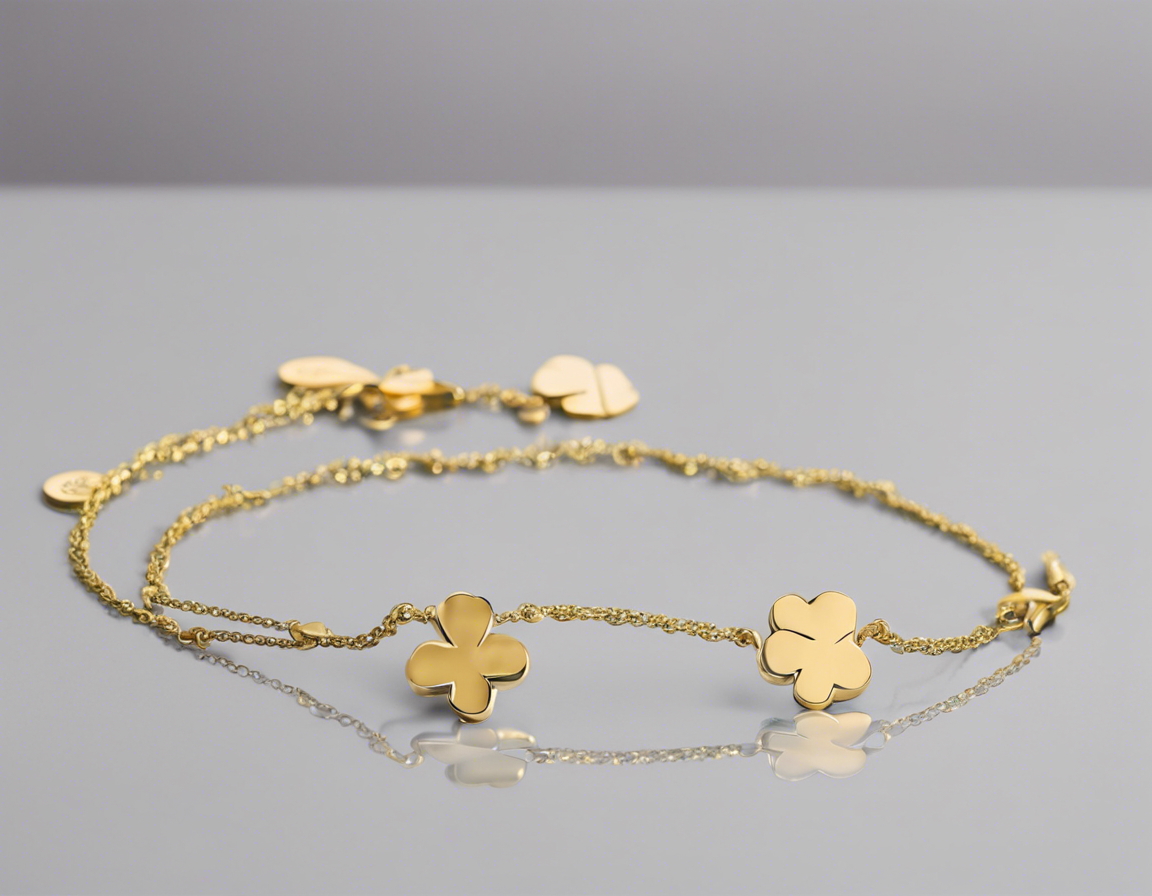 Dainty Gold Clover Bracelet: A Timeless Accessory