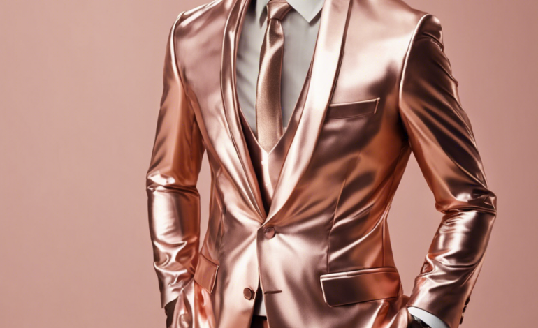 Dazzle in a Rose Gold Suit: The Ultimate Style Statement