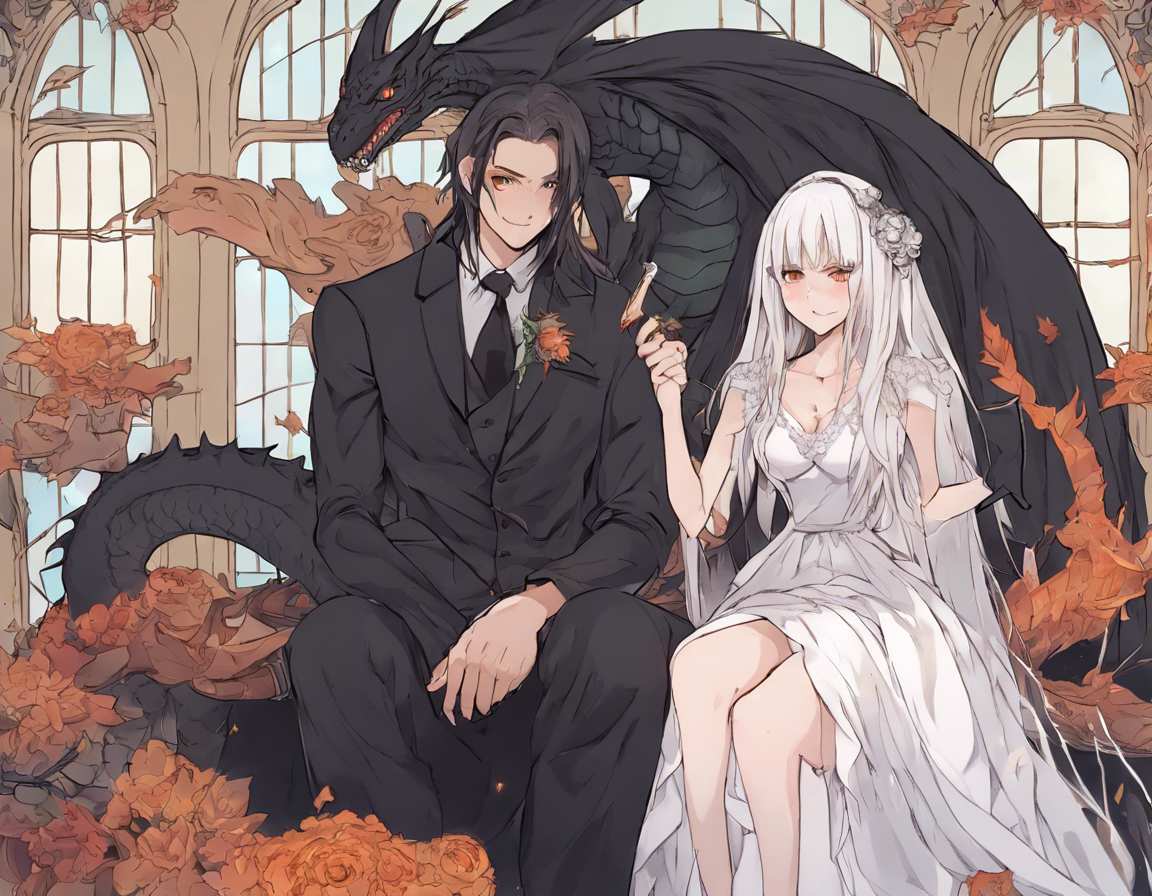 Enchanting Newlyweds: Witch & Dragon