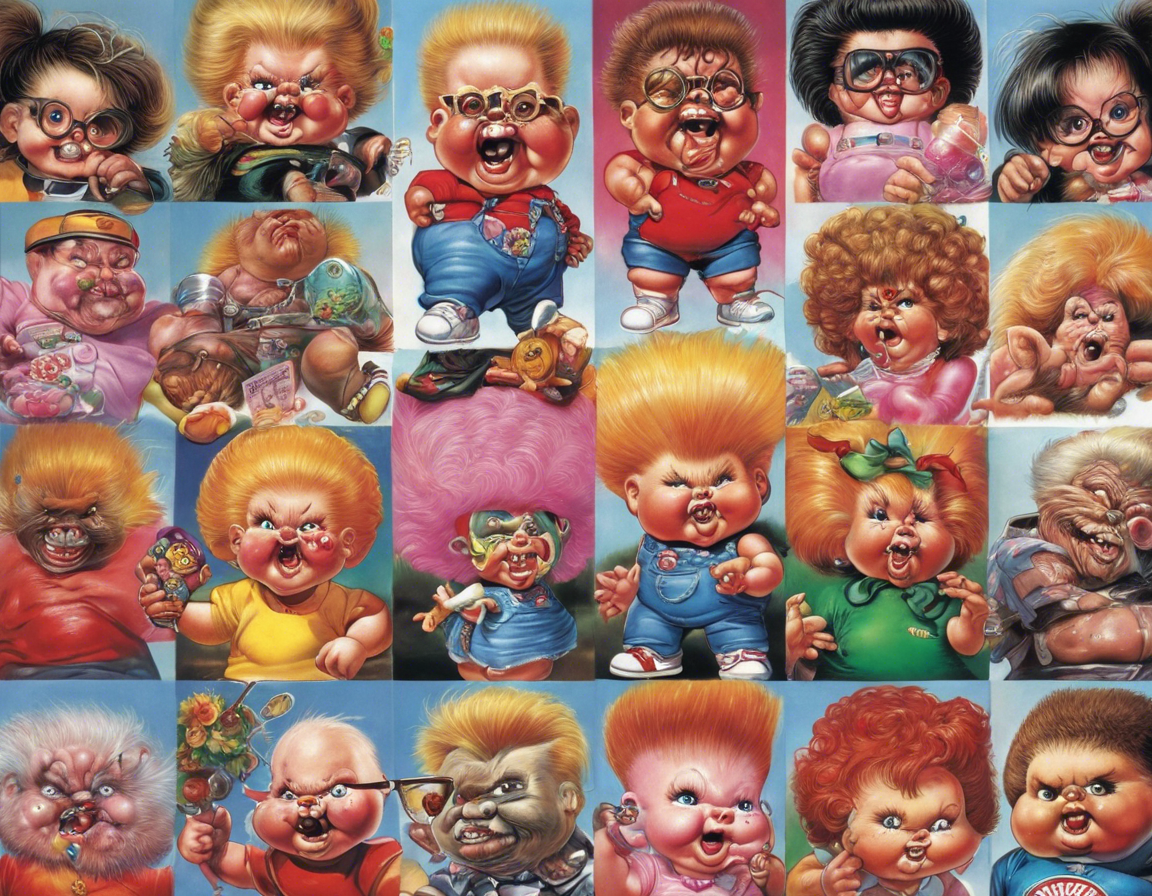 Exploring the Whacky World of Garbage Pail Kids Characters